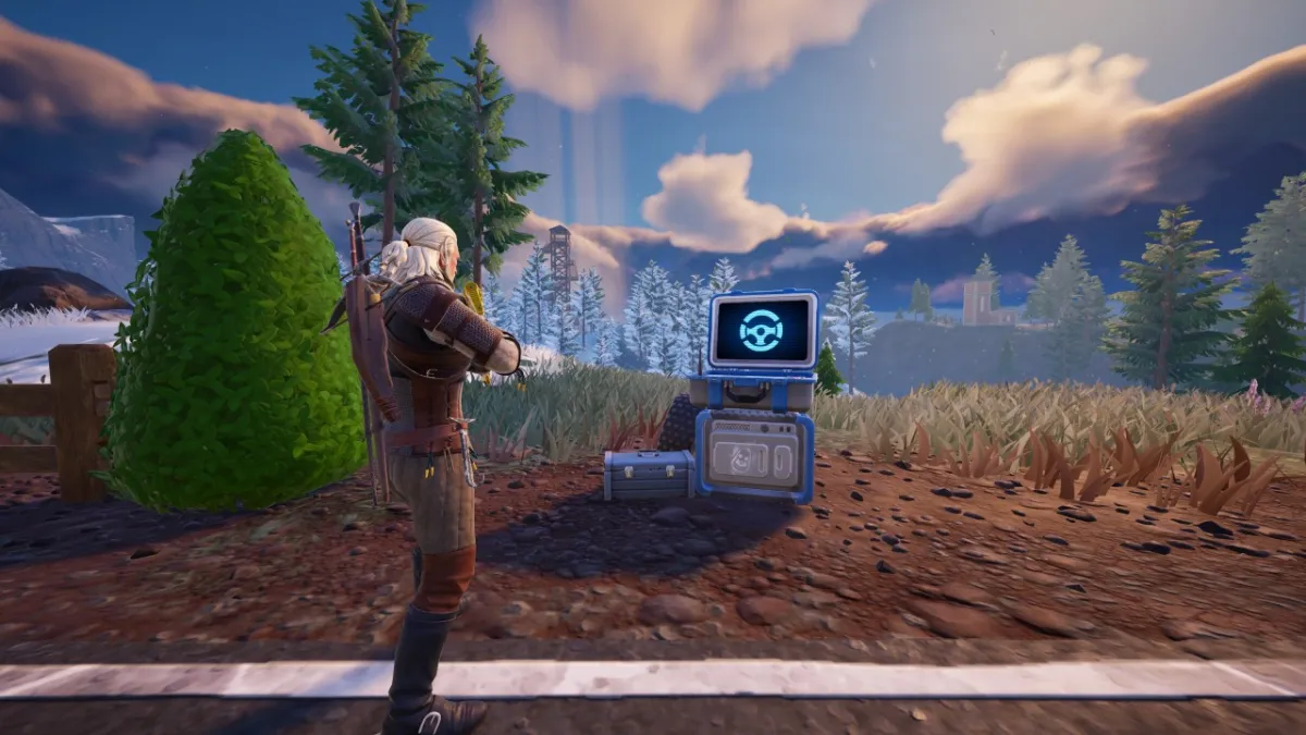 A player accepting a SHADOW Briefing in Fortnite