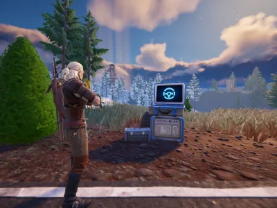 A player accepting a SHADOW Briefing in Fortnite