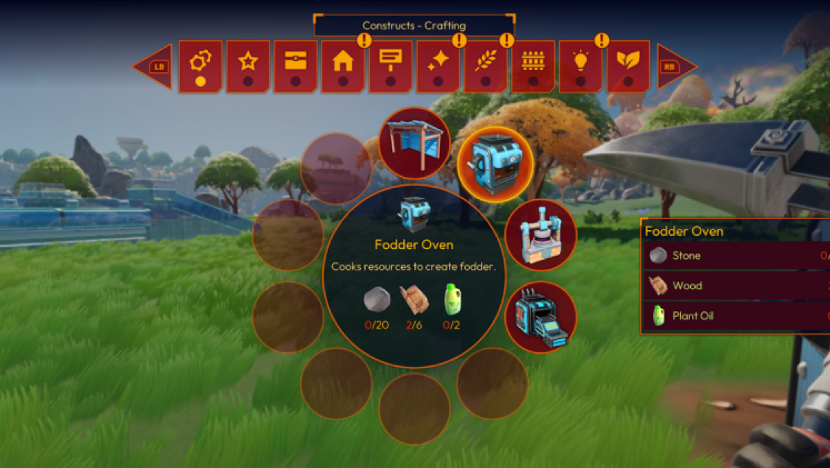 How to get food for animals in Lightyear Frontier