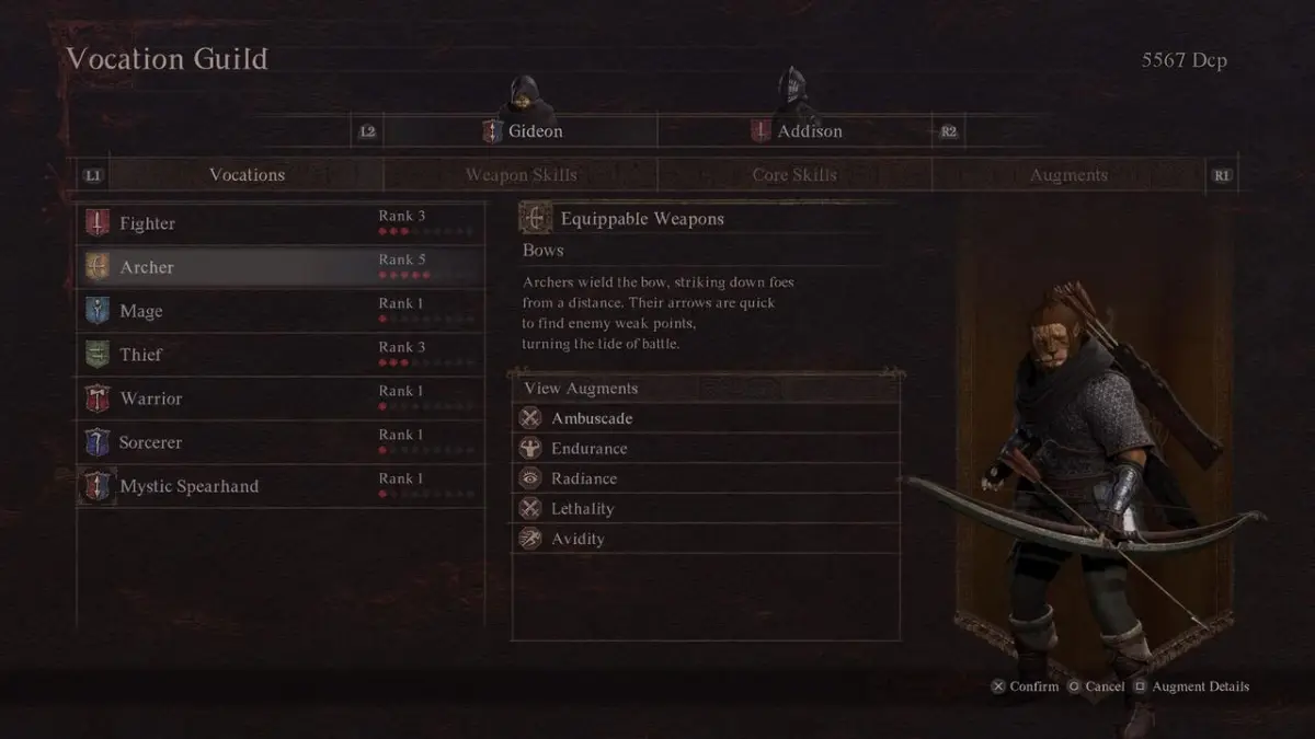 Different Vocations Dragon's Dogma 2