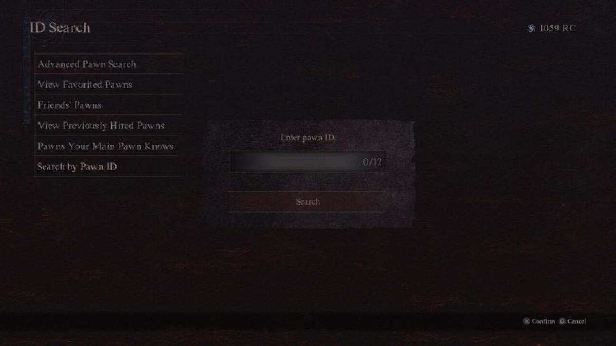 Dragon's Dogma 2 Pawn Id