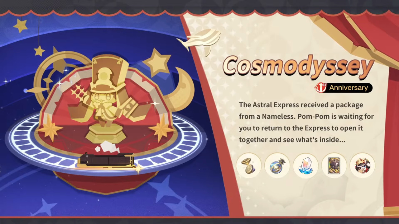 Honkai Star Rail Version 2.1 Cosmodyssey Anniversary Event