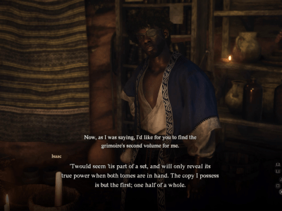 Should you give the grimoire to isaac in Dragon's Dogma 2