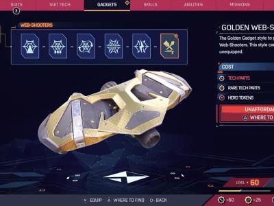 Marvel's Spider Man 2 Gold Gadgets