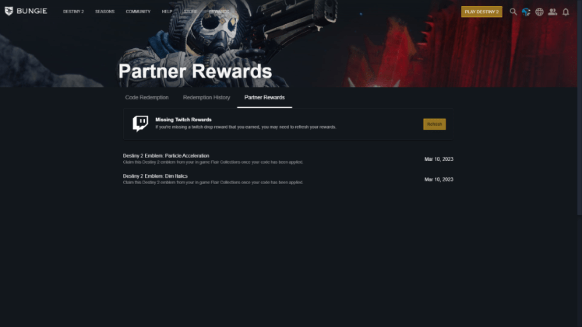 How to fix Destiny 2 Twitch drops not working