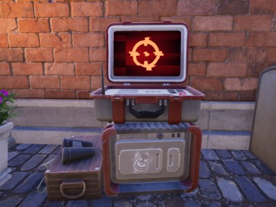 A screenshot of a SHADOW Briefing terminal in Fortnite