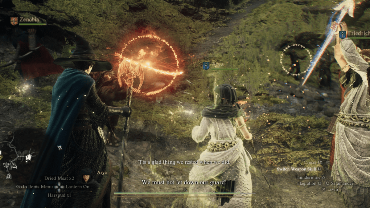 How to spell sync in Dragon's Dogma 2