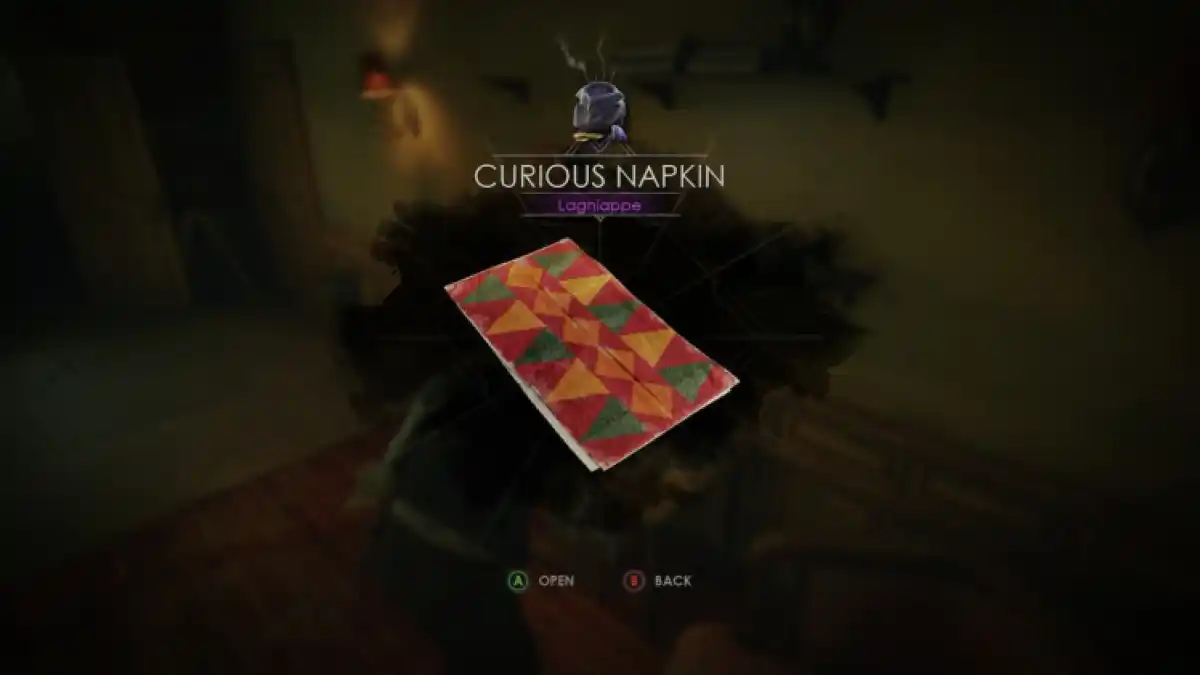 All Lagniappes In Alone In The Dark Curious Napkin