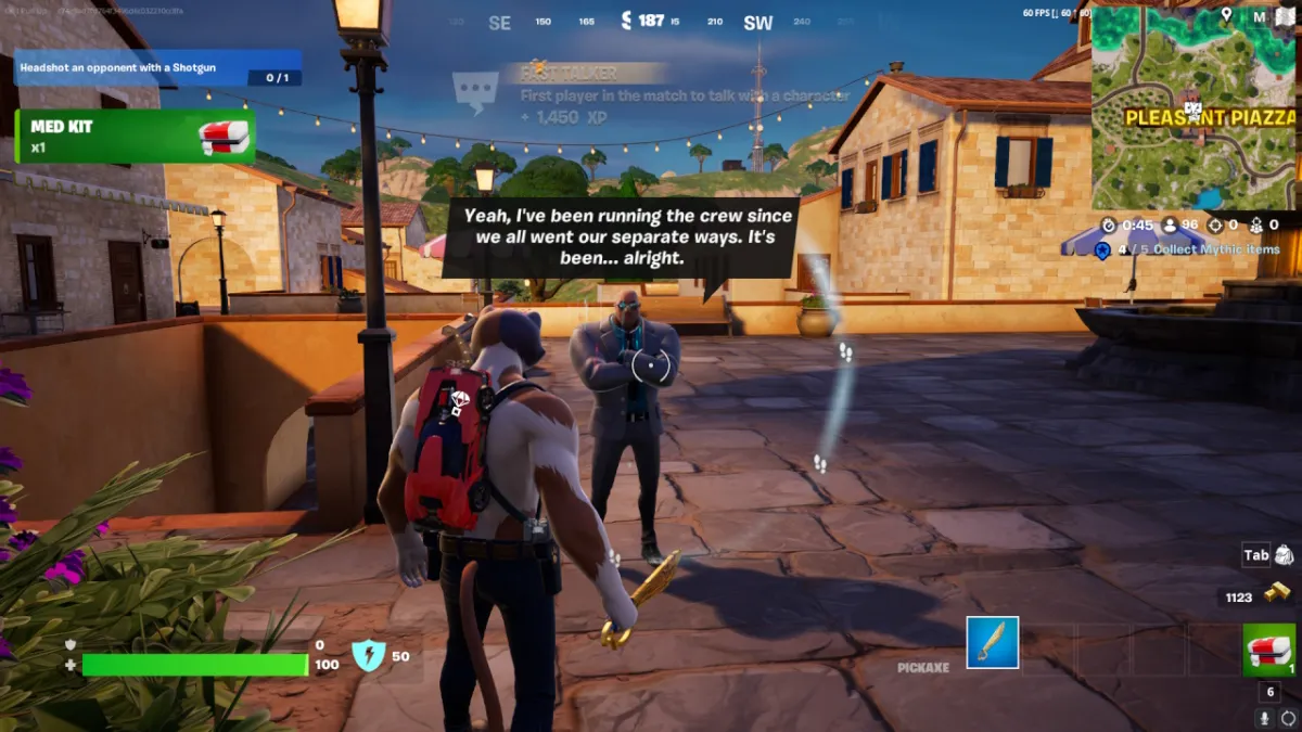 How to complete a thorough investigation of Brutus in Fortnite