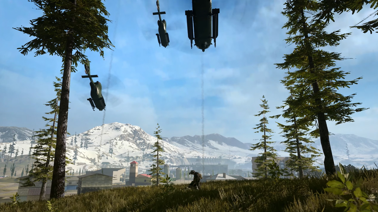 Cod Warzone Mobile Soilder Being Attacked By Helicopters