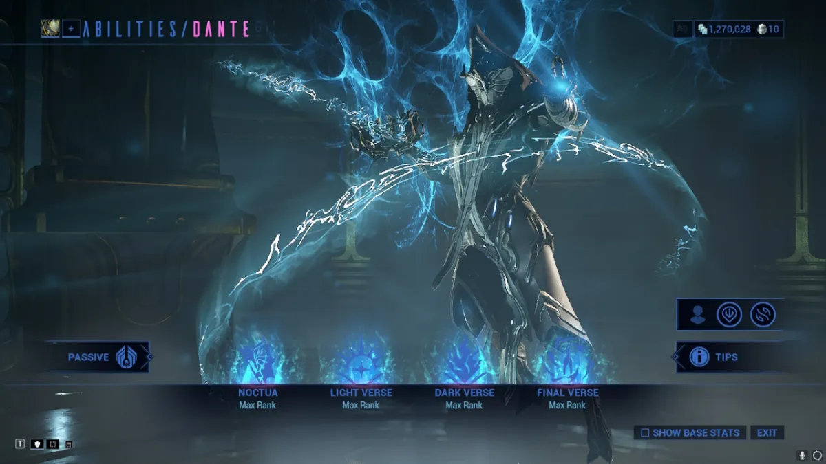 How to build Dante in Warframe - best abilities and Mods