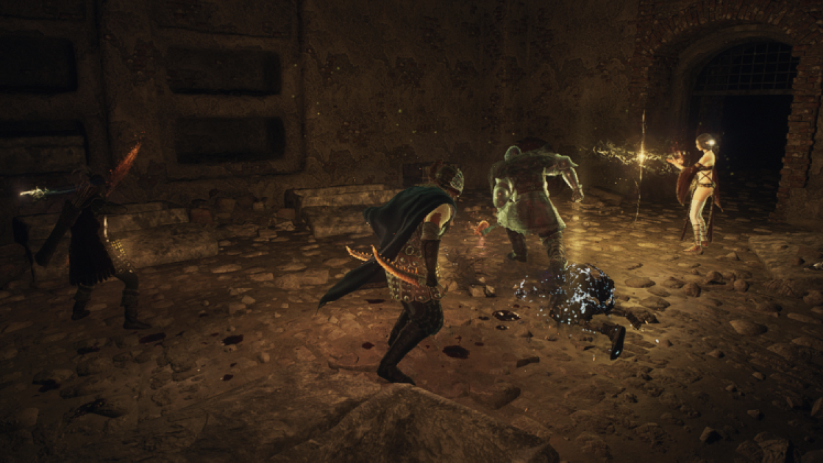 Fighting In Cave In Dragon's Dogma 2