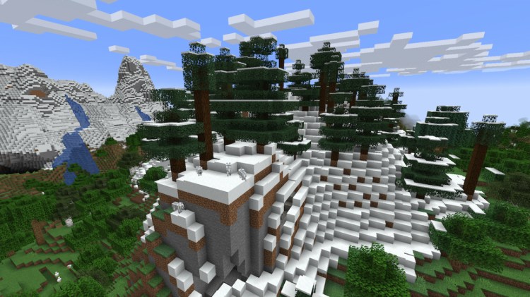 All spawn biomes for the new Wolves in Minecraft