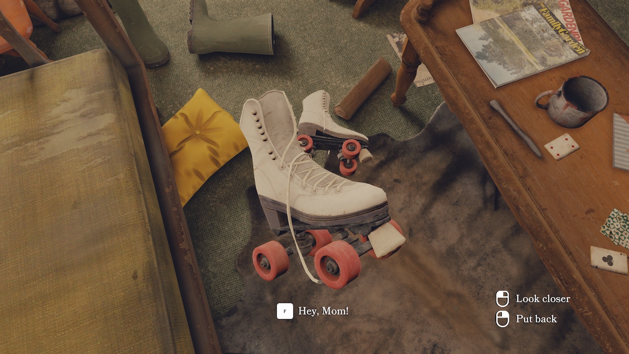How to find a photo of Opal as a roller-skating waitress in Open Roads