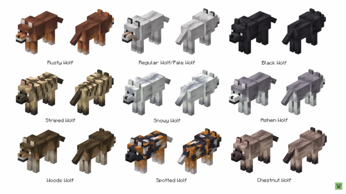 Minecraft New Dogs