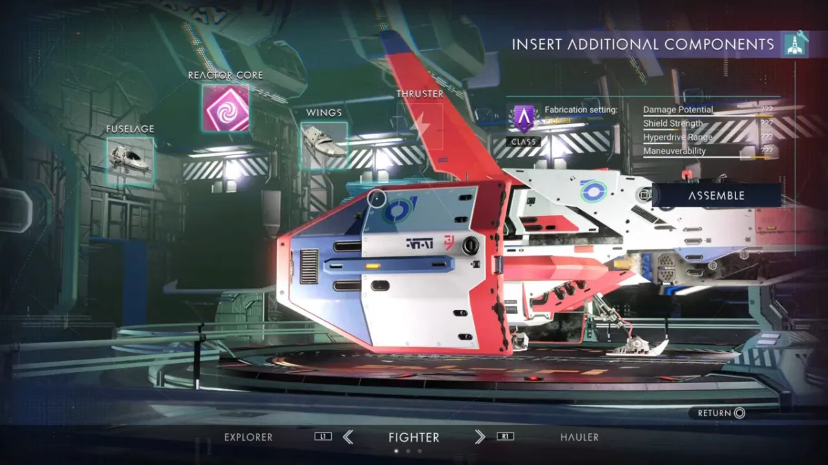 How to customize a ship in No Man's Sky Orbital update