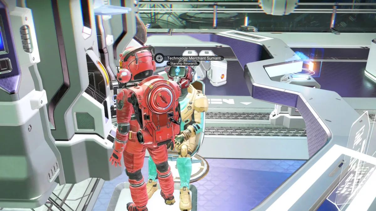 How to customize a ship in No Man's Sky Orbital update