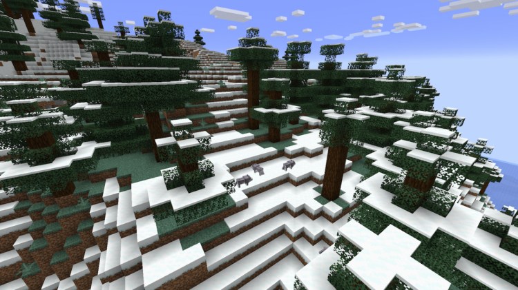 All spawn biomes for the new Wolves in Minecraft