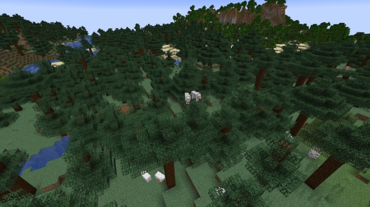 All spawn biomes for the new Wolves in Minecraft