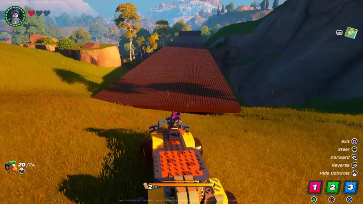 PSA: More engines do NOT make you go faster in LEGO Fortnite