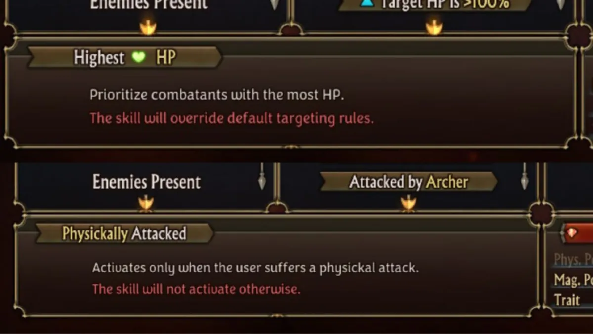 Unicorn Overlord Tactics And Conditions Explained Priority