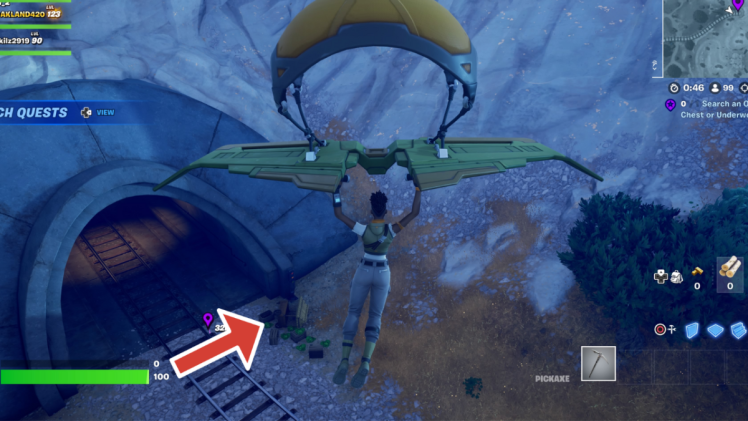 How to destroy a cabbage cart in Fortnite