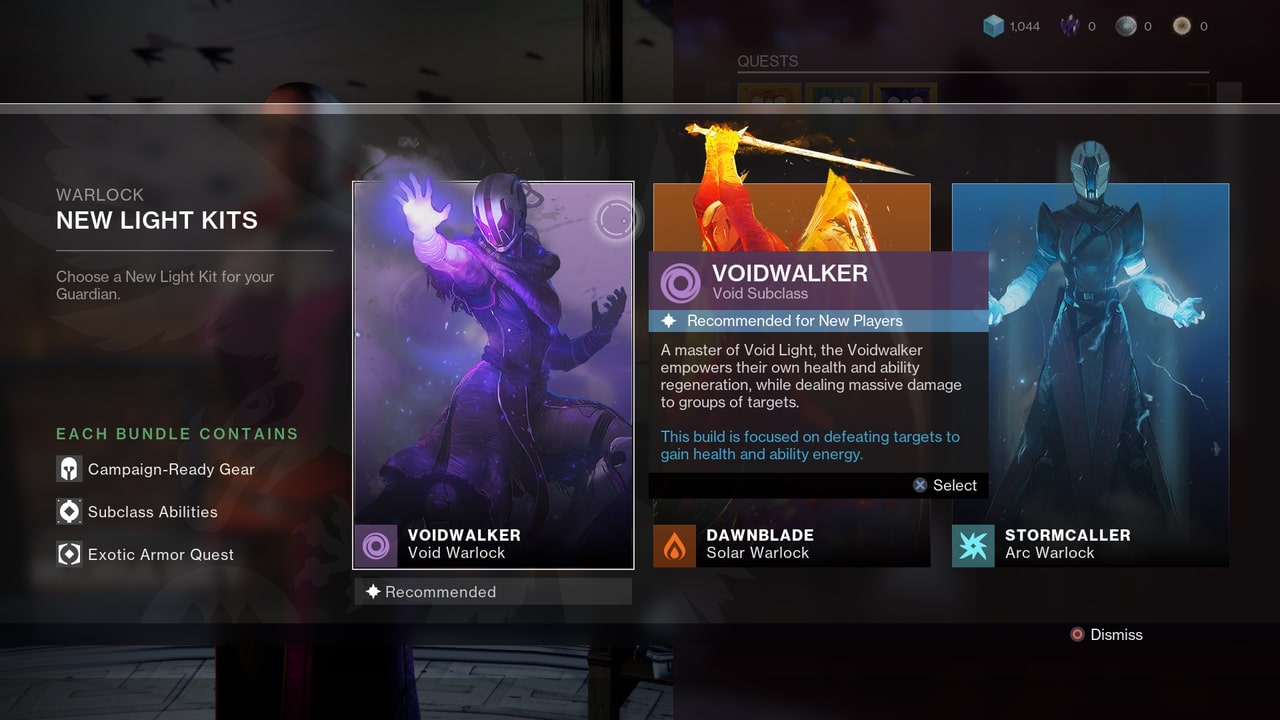 Destiny 2 New Light Kits: Should you pick Void, Solar, or Arc?