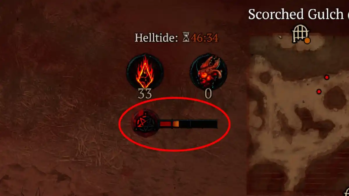 Diablo 4 Helltide Threat Bar
