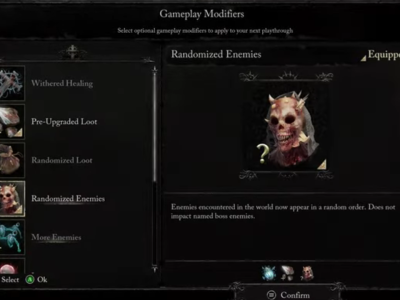All new game plus modifiers in Lords of the Fallen