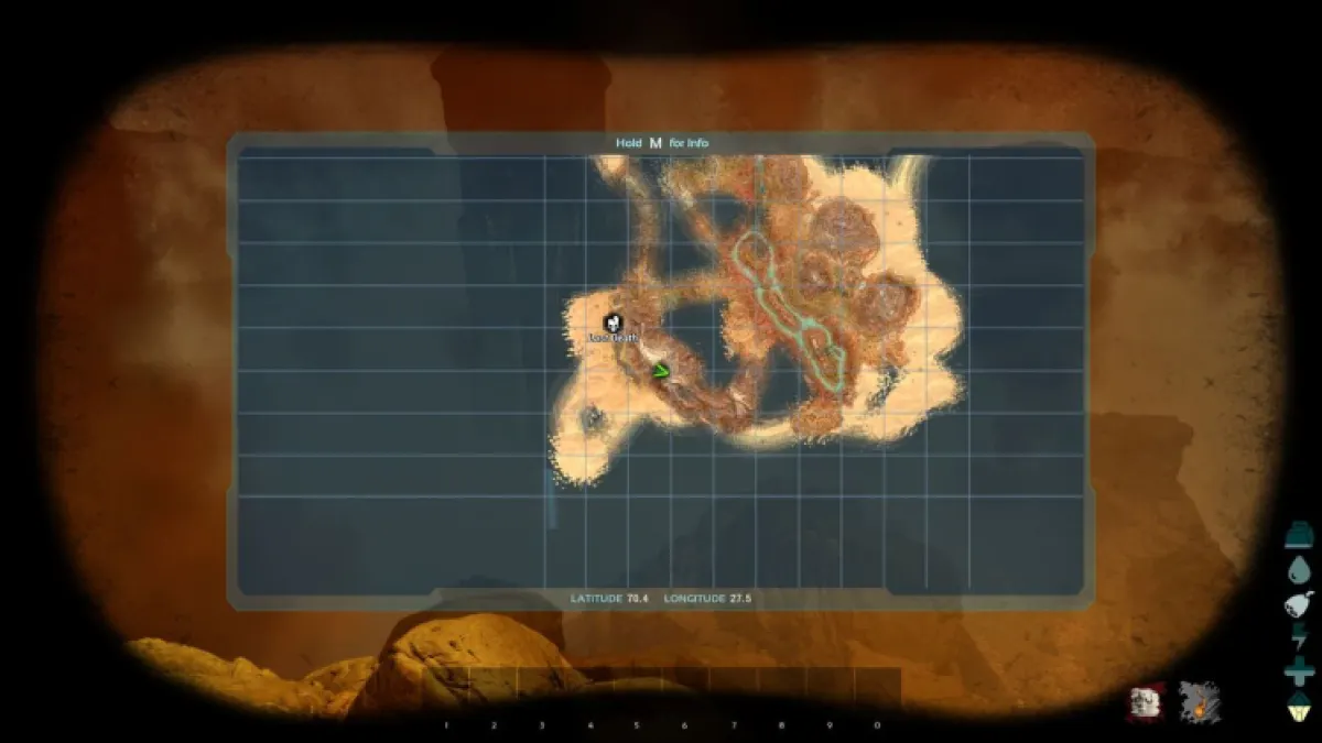 Mountaintop Base Map Location Ark Survival Ascended Scorched Earth