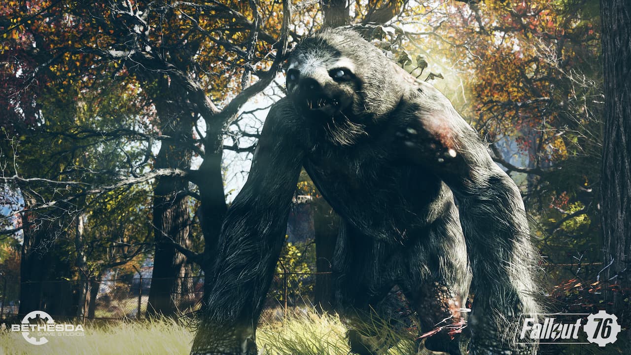 Where to find Mega Sloths in Fallout 76