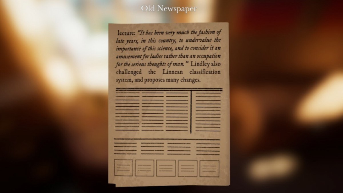 Botany Manor Review Newspaper