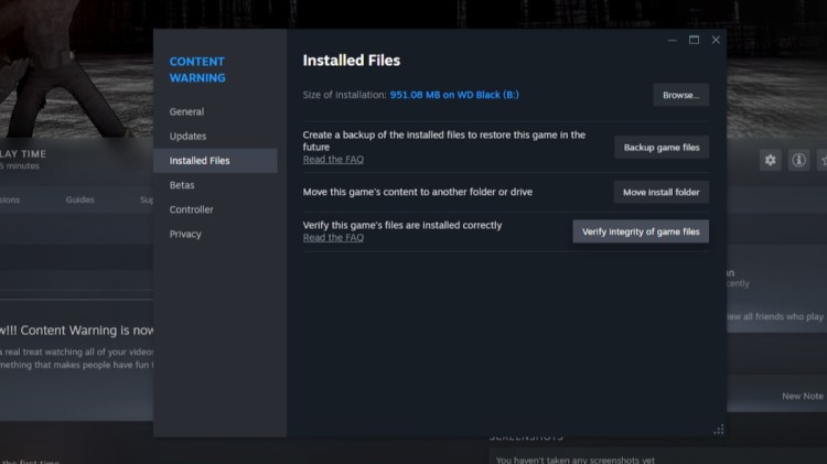 how to fix volume control problem Content Warning How To Fix The Audio Voice Chat Bug Verify Integrity