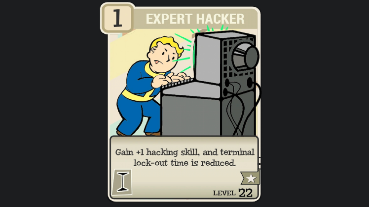 Fallout 76 Expert Hacking Card