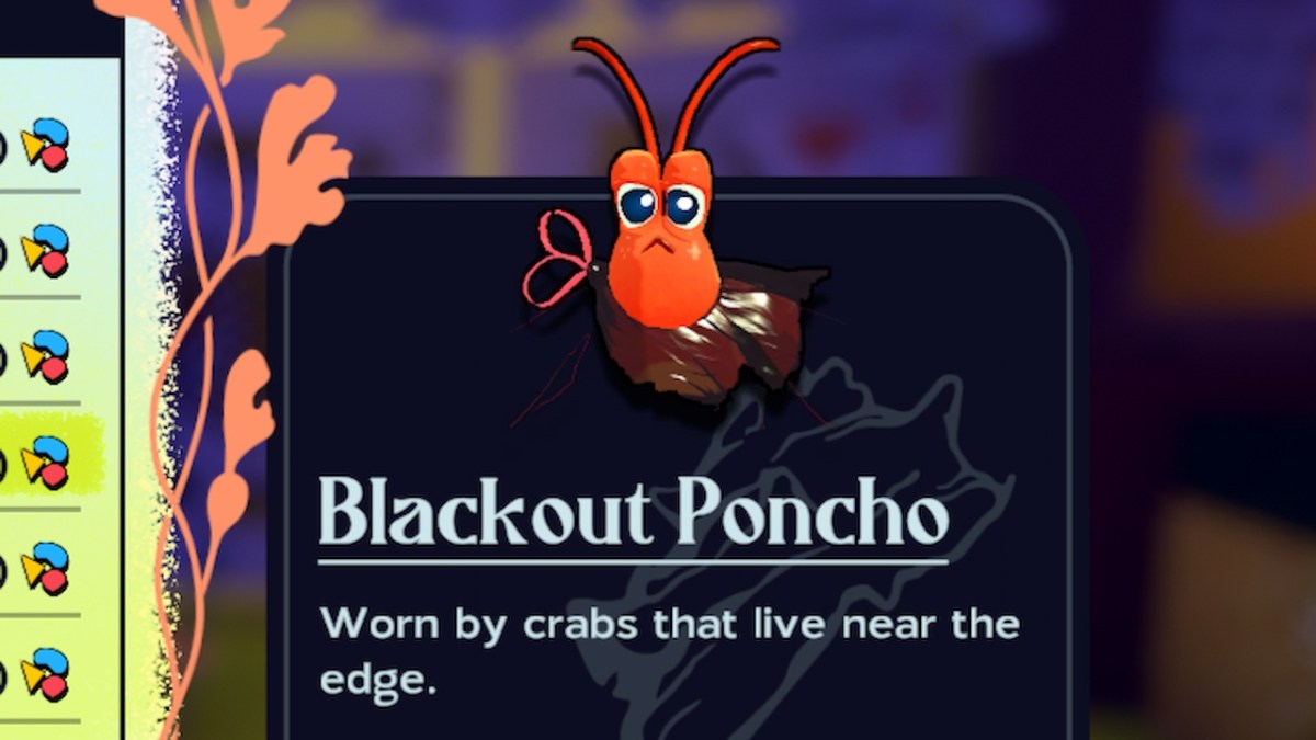 How To Find All Outfits In Another Crabs Treasure Blackout Poncho