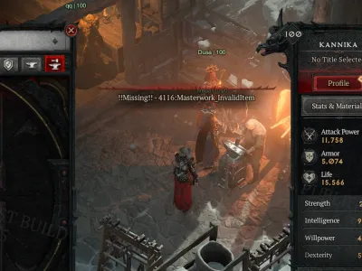 How To Fix Masterwork Invalid Item Error In Diablo 4 Ptr