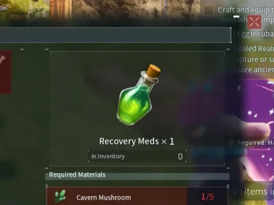 How To Get Recovery Meds In Palworld