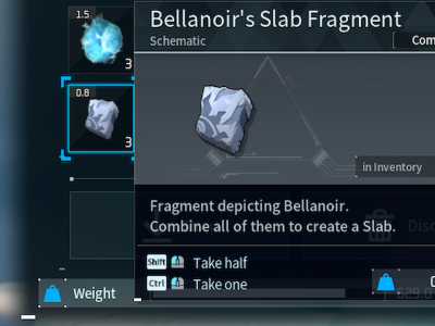 Palworld Bellanoir Slab Fragment