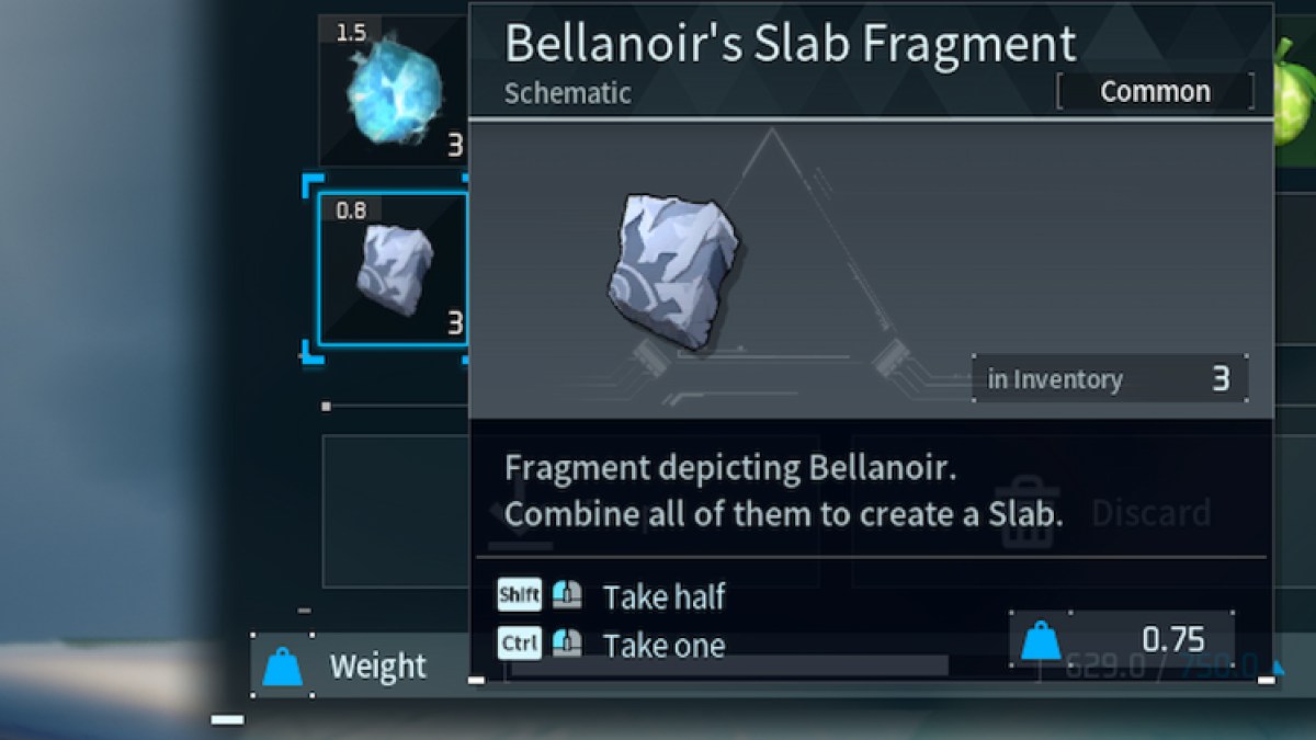 Palworld Bellanoir Slab Fragment