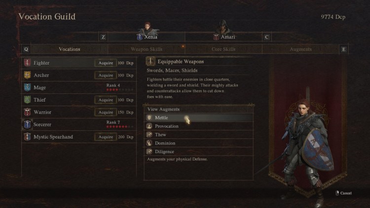 Should You Switch Vocations Often In Dragons Dogma 2 Augments