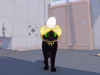 Little Kitty Big City Banana Hat