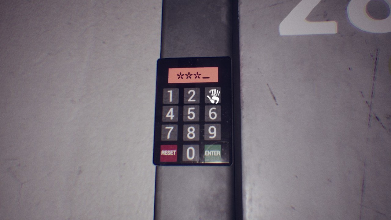 Numberpad Locked Door Panicore