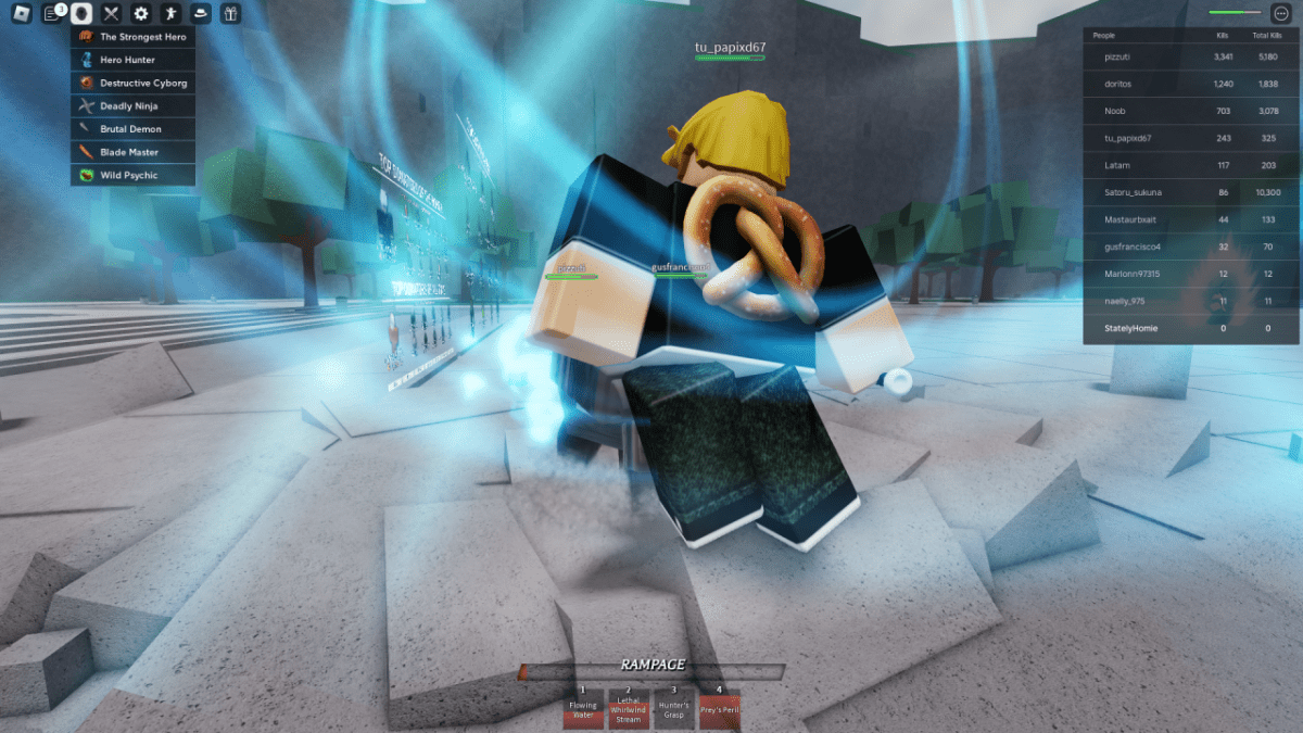 All controls in Roblox The Strongest Battlegrounds, listed
