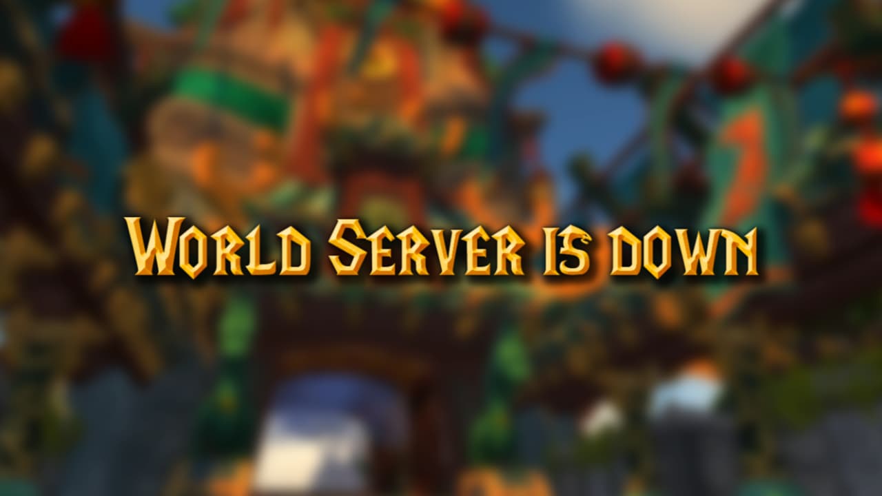 Wow World Server Is Down