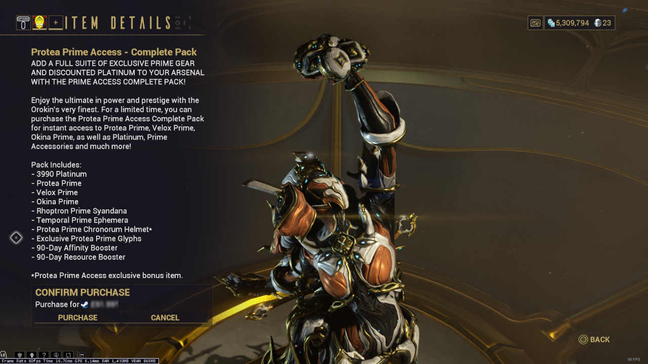 Warframe Protea Prime guide: How to get Relics to unlock and best build