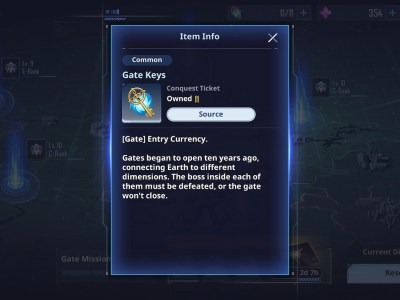 Gate Keys Solo Leveling Arise