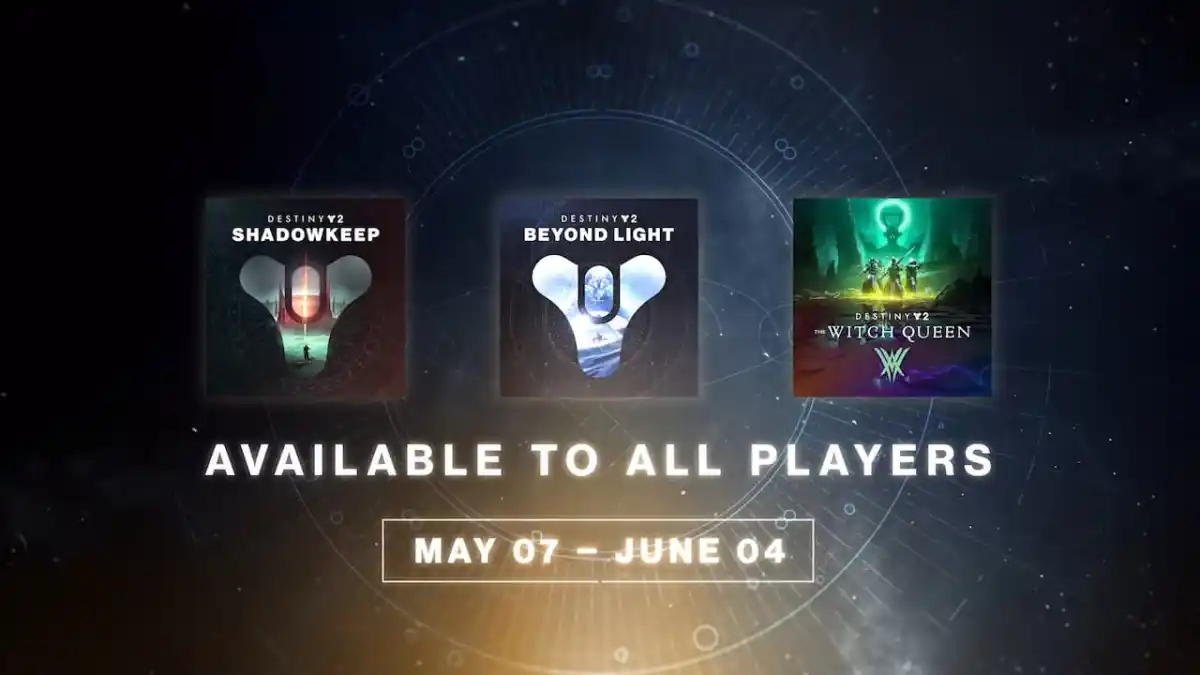 Old Destiny 2 Expansions Are Free To Play Until Tfs Drops But Best Parts Gatekept Featured Image