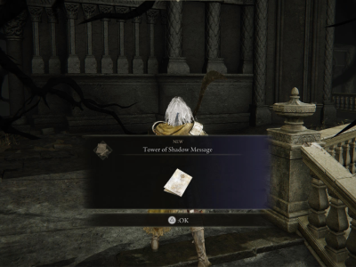 Tower Of Shadow Message Elden Ring