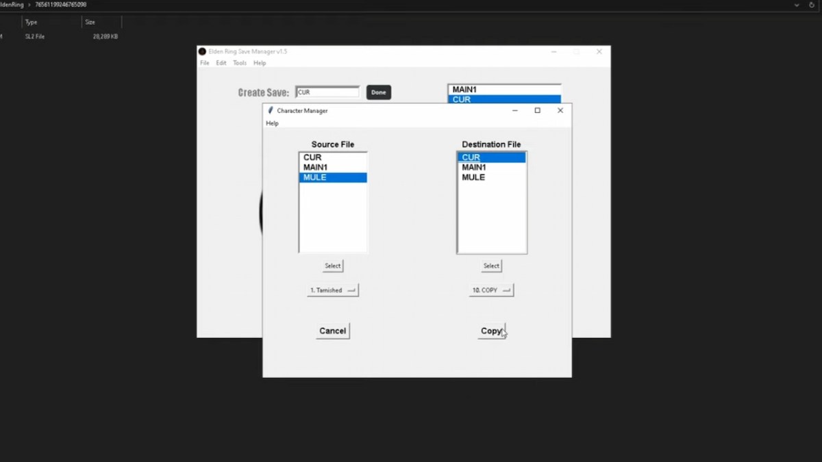 How To Duplicate And Back Up Elden Ring Save Files Character Manager