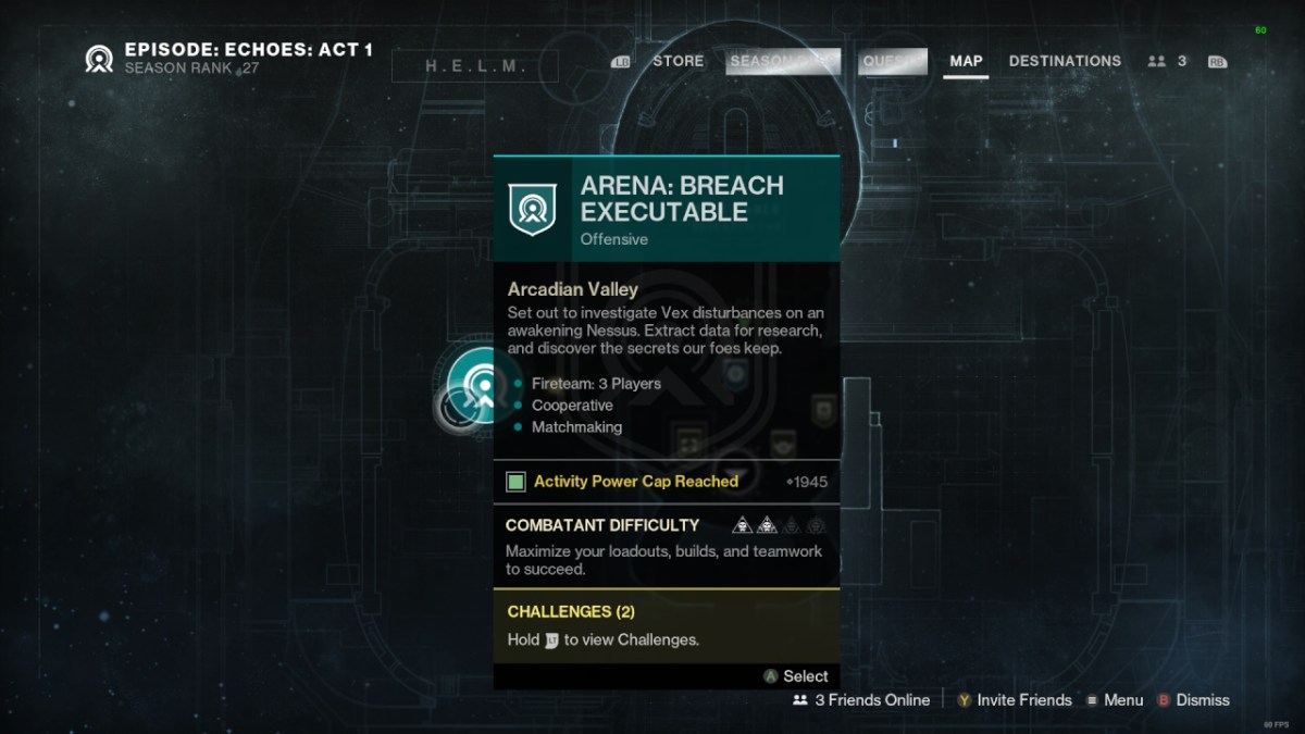 Destiny 2 Echoes Breach Executable activity walkthrough